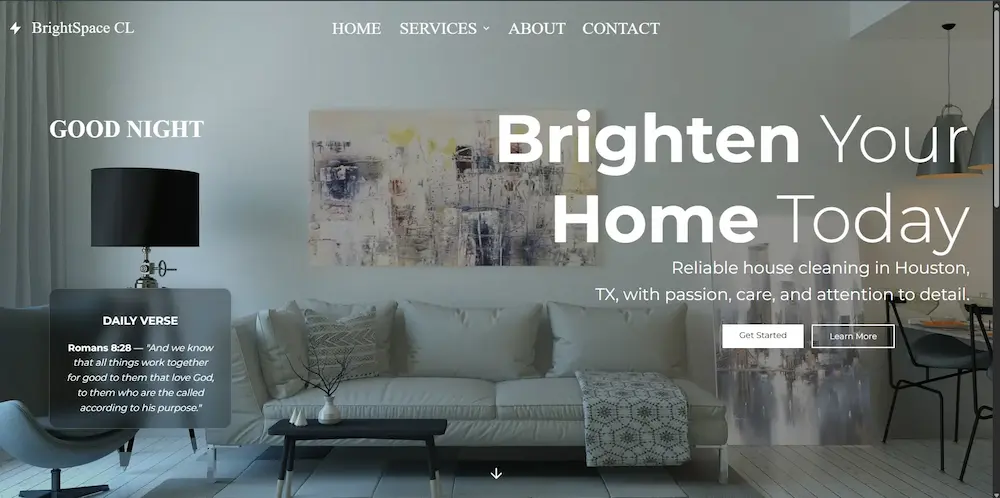 Cleaning Company Website